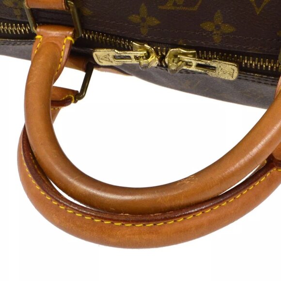 LOUIS VUITTON KEEPALL 60 TRAVEL HANDBAG PURSE MONOGRAM - Picture 5 of 11